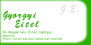 gyorgyi eitel business card